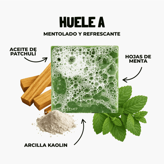 PASTILLA JABÓN NATURAL MINT ROCKET