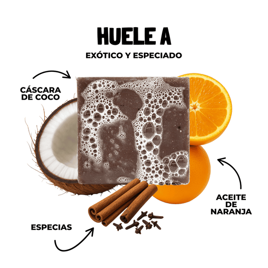 PASTILLA JABÓN NATURAL RUM MOON