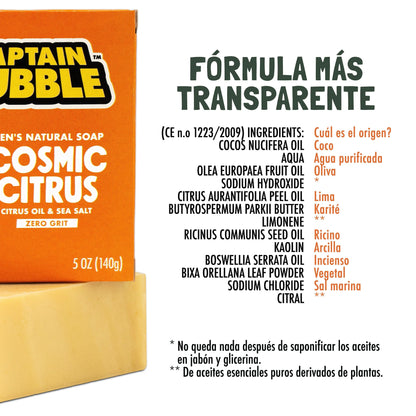 PASTILLA JABÓN NATURAL COSMIC CITRUS - Captain Bubble