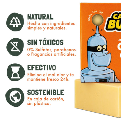 PASTILLA JABÓN NATURAL COSMIC CITRUS - Captain Bubble