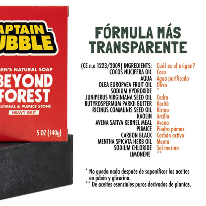 PASTILLA JABÓN NATURAL BEYOND FOREST - Captain Bubble